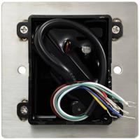 Sygonix SY-6121664 Codetoetsenbord met RFID Inbouw (in muur), Opbouw (op muur) 12 V/DC, 18 V/DC IP66 Met verlicht toetsenbord, Met touchscreen - thumbnail