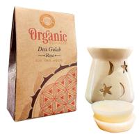 Organic Goodness Wax Melts Geurwax Desi Gulab Roos - 40 gram - thumbnail