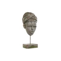 Decoratieve figuren DKD Home Decor 24 x 15 x 58 cm Grijs Koloniaal Afrikaanse - thumbnail