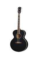 Epiphone Modern Collection J-180 LS Ebony elektrisch-akoestische westerngitaar met koffer - thumbnail