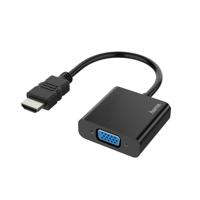 Hama Adapter HDMI - VGA met 3.5mm jack stereo Optische kabel Zwart - thumbnail