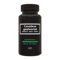 APB Holland Canadese geelwortel extract puur forte 480mg 90 Vegetarische capsules - thumbnail