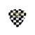 Fender 351 Shape Premium Picks Checker Medium (set van 12) Fender 351 Shape Premium Picks Checker Medium (set van 12)