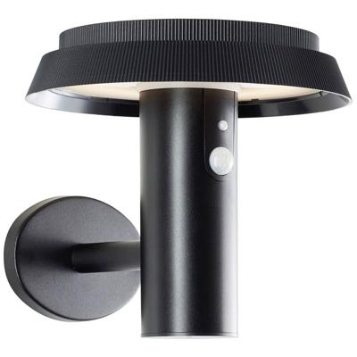 Brilliant Zwarte wandlampAlvero met sensor - G40430/06