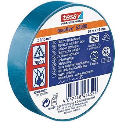 tesa 53988-00031-00 Isolatietape tesa Professional Blauw (l x b) 20 m x 19 mm 1 stuk(s) tesa 53988-00031-00 Isolatietape tesa Professional Blauw (l x b) 20 m x 19 mm 1 stuk(s)