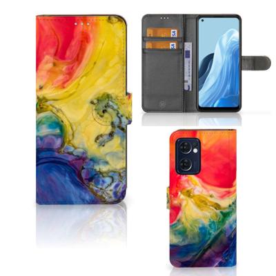 Hoesje OPPO Find X5 Lite | Reno 7 5G Watercolor Dark Hoesje OPPO Find X5 Lite | Reno 7 5G Watercolor Dark
