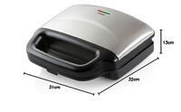 Domo DO9195C Tosti-IJzer 900W Zilver - thumbnail