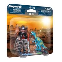 Playmobil® Dragons 70693 duo pack velociraptor vs stroper - thumbnail