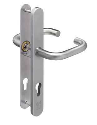 Lips ARU8441 Veiligheidsbeslag smalschild SKG*** afgerond | PC-92 | krukmodel 20 | deurdikte 40mm en 54mm. - 10021357