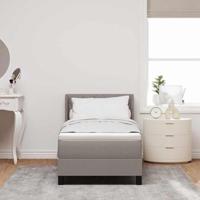 Boxspringbed met matras met matras Taupe 80 x 200 cm - thumbnail