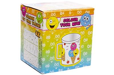 Duckiez Kleur je eigen mok lachgezicht