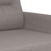 4-delige Loungeset met kussens stof taupe - thumbnail