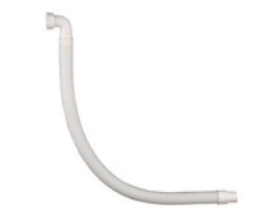 Kirchhoff Kunststof verlengslang, wit, 1 1/2"IT x 1000 x 40/50 mm, met 90° bocht - 98836410