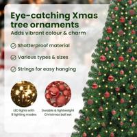 VidaXL Kunstkerstboom groen 210 cm pvc en staal en kunststof - thumbnail