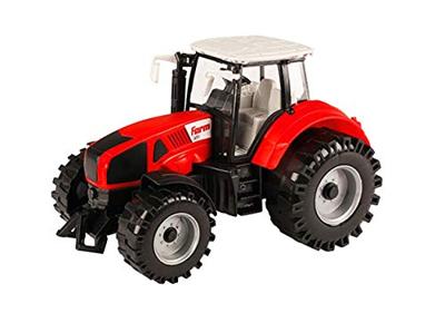 Tractor Tractor met Frictie 19 cm Rood/Zwart