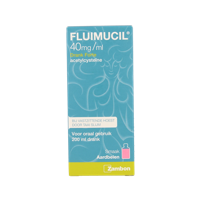 Fluimucil Drank 40mg/ml forte aardbei 200 Milliliter - thumbnail
