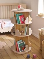 Draaibare bibliotheek 3 niveaus HART lichtroze - thumbnail