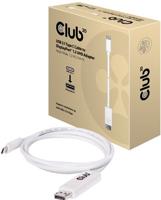 CLUB3D USB 3.1 Type C Cable to DisplayPort 1.2 UHD Adapter - thumbnail