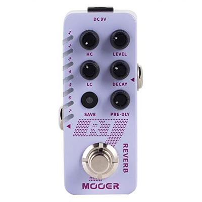 Mooer R7 Reverb compact effectpedaal met 7 soorten reverb