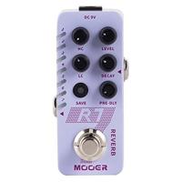Mooer R7 Reverb compact effectpedaal met 7 soorten reverb - thumbnail