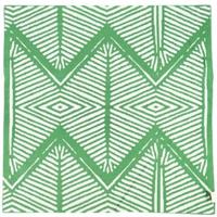 Fair Trade kussenhoes tribal groen 45 x 45 cm | 12 stuks - thumbnail