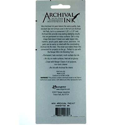 Ranger Ink Ranger • archival mini ink pad kit 4