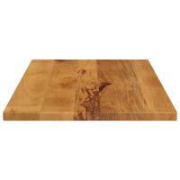 Tafelblad rechthoekig 80x60x2,5 cm massief mangohout - thumbnail