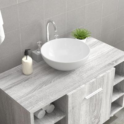 VidaXL Wastafel wit 28x28x10 cm keramiek