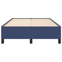 Bedframe zonder matras 120x190 cm stof blauw - thumbnail
