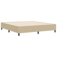 Boxspring bed Grijs groen 180 x 200 cm Katoenen stof - thumbnail