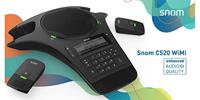 Snom C520 conferentietelefoon (DECT, Bluetooth, draadloze microfoon, uitbreidbaar, voor grote conferenties met maximaal 4 aparte kamers), Zwart, 00004356 - thumbnail