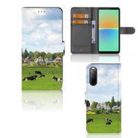 Sony Xperia 10 IV | Telefoonhoesje | Met pasjeshouder | Koeien - thumbnail