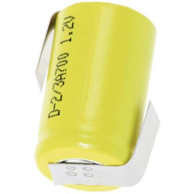 Mexcel 2/3A-ZLF Speciale oplaadbare batterij 2/3 A Z-soldeerlip NiCd 1.2 V 670 mAh 1 stuk(s)