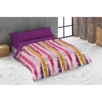 Dekbedovertrek set Hosteline URBAN Mauve Bed van 180 260 x 240 cm 4 Onderdelen - thumbnail