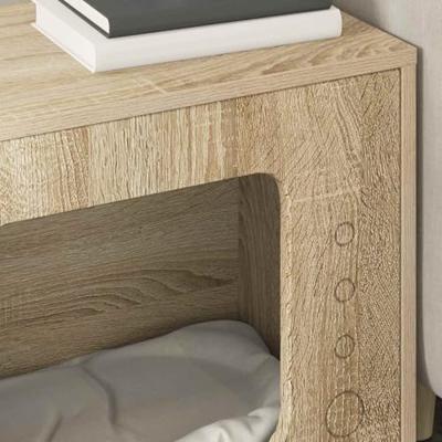 Kattenhuis Sonoma 51 x 30 x 42 cm Bewerkt hout