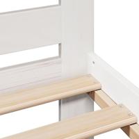 Bedframe zonder matras massief grenenhout wit 120x190 cm - thumbnail