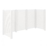 Kliko Ombouw Hout - Wit - 3 Containers - Tokyo - thumbnail