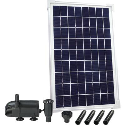 SolarMax 600 vijverpomp fontein met zonnepaneel - exclusief accu SolarMax 600 vijverpomp fontein met zonnepaneel - exclusief accu