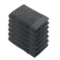 Walra Remade Cotton Handdoek 60 x 110 cm 550 gram Grey - 6 stuks - thumbnail