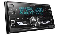 Kenwood DPX-M3100BT dubbele DIN digitale media-ontvanger met Bluetooth handsfree en iPod-besturing zwart - thumbnail