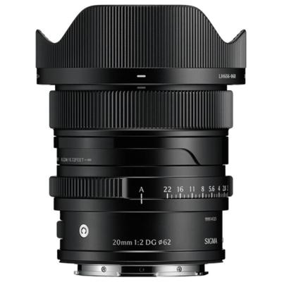 SIGMA 20mm f/2 DG Contemporary L-mount - Zwart SIGMA 20mm f/2 DG Contemporary L-mount - Zwart