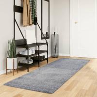VidaXL Vloerkleed pamplona shaggy hoogpolig modern 80x250 cm blauw - thumbnail