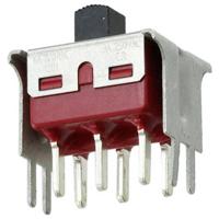 C & K Switches 1201M2S3V4QE2 Slide Switch 1000 Series Schuifschakelaar 120 V/AC, 28 V/DC 6 A 2x aan/aan 1 stuk(s) Bulk - thumbnail