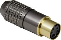 BKL Electronic 0204023 Miniatuur-DIN-connector Bus, recht Aantal polen: 4 Zwart 1 stuk(s) - thumbnail