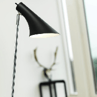 Bureaulamp tafellamp &apos;Vanila&apos; Nordlux zwart schakelaar E14 fitting 44cm - thumbnail