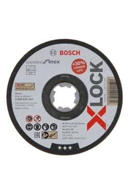 Bosch Accessoires Doorslijpschijf X-Lock Sfinox 125X1.6 mm - 2608619363 Bosch Accessoires Doorslijpschijf X-Lock Sfinox 125X1.6 mm - 2608619363