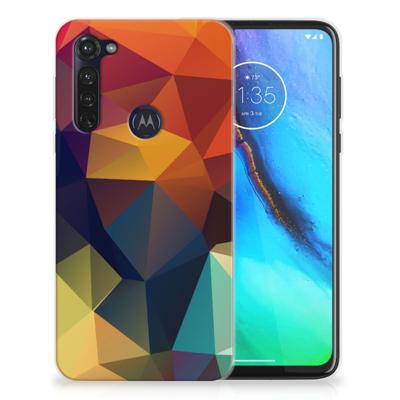 Motorola Moto G Stylus TPU Hoesje Polygon Color Motorola Moto G Stylus TPU Hoesje Polygon Color