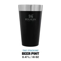 Stanley The Stacking Beer Pint .47L / 16Oz Isolatiefles Matte Black 470ML - thumbnail