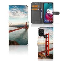 Motorola Moto G10 | G20 | G30 | Flip Cover | Golden Gate Bridge - thumbnail