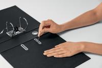 Ordner Leitz Recycle 180° 80mm karton A4 zwart | 10 stuks - thumbnail